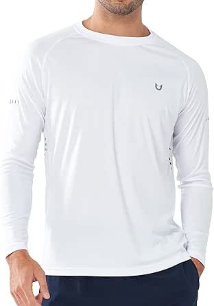 NORTHYARD Men's Workout Running Shirts Long Sleeve Athletic Gym Shirt Sun Protection UV UPF 50+ Quick Dry Active Swimming