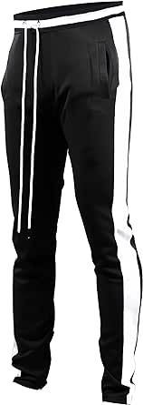SCREENSHOT Mens Hip Hop Premium Slim Fit Comfort Track Pants Athletic Fitness Fashion Urban Lifestyle Streetwear Bottoms