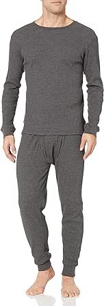 Amazon Essentials Men's Thermal Long Underwear Set, Multipacks