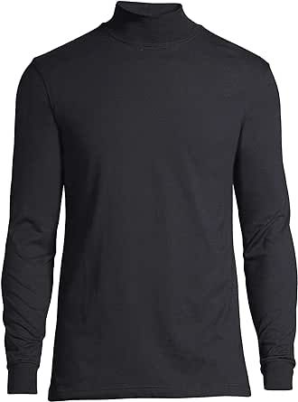 Lands' End Men's Super-T Mock Turtleneck