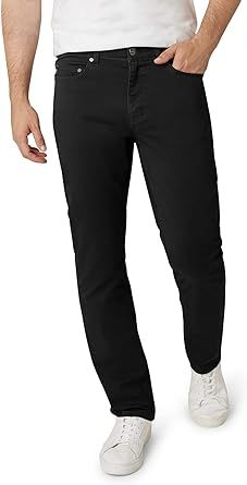 Chaps Men's Chino Pants - Classic Straight Fit Casual Pant - Comfort Stretch Chinos with Flex Waistband for Men